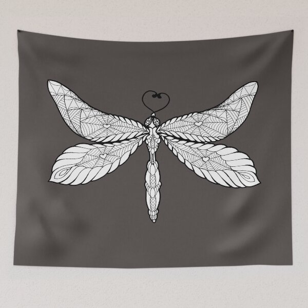 Item preview, Color Your Dragonfly designed and sold by WhiteFoxAD.