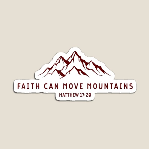Aperçu de l'œuvre La foi peut déplacer des montagnes Christian créée et vendue par nrackpenra.