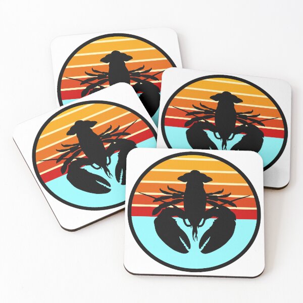 Item preview, Crustaceancore Nautical Lobster Beach Life Sunset designed and sold by jrno11.