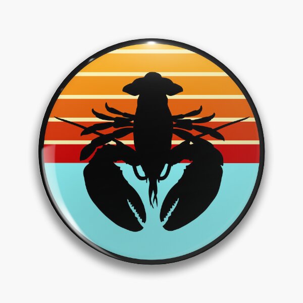 Item preview, Crustaceancore Nautical Lobster Beach Life Sunset designed and sold by jrno11.