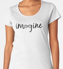 Imagine - John Lennon Women's Premium T-Shirt