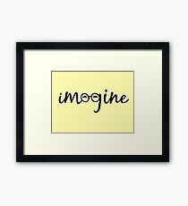 Imagine - John Lennon Framed Print