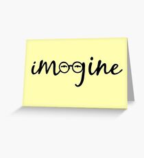 Imagine - John Lennon Greeting Card