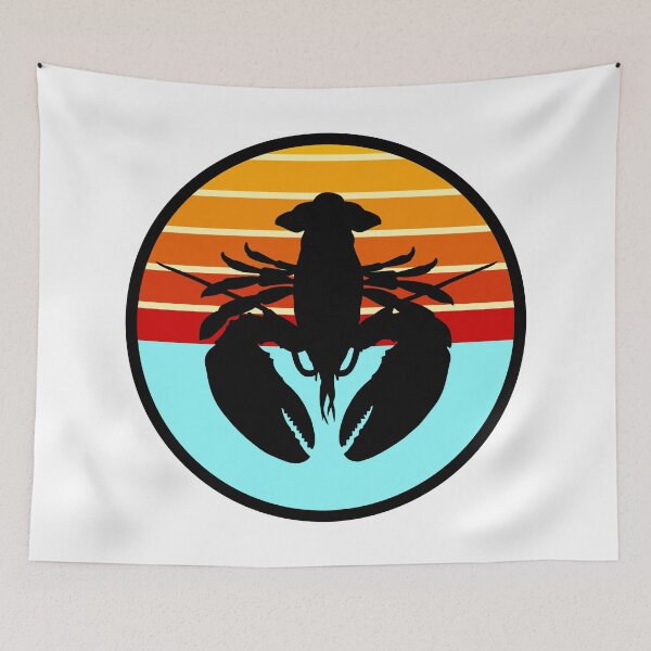 Item preview, Crustaceancore Nautical Lobster Beach Life Sunset designed and sold by jrno11.