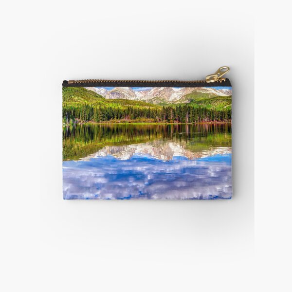 Item preview, Spring Morning Scenic View Of Sprague Lake Against Cloudy Sky designed and sold by Rocky Mountain Artistry.