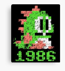 Bubble Bobble 1986 Canvas Print