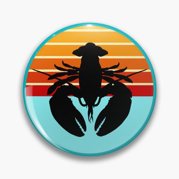 Item preview, Crustaceancore Nautical Lobster Beach Life Sunset designed and sold by jrno11.
