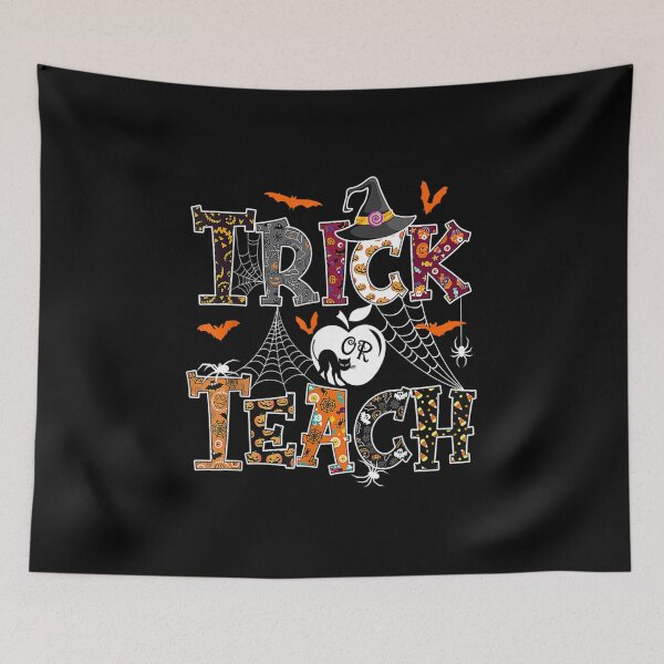 Item preview, Fall Themed Thanksgiving Halloween Teacher Trick Or Teach designed and sold by Gromovalilialil.