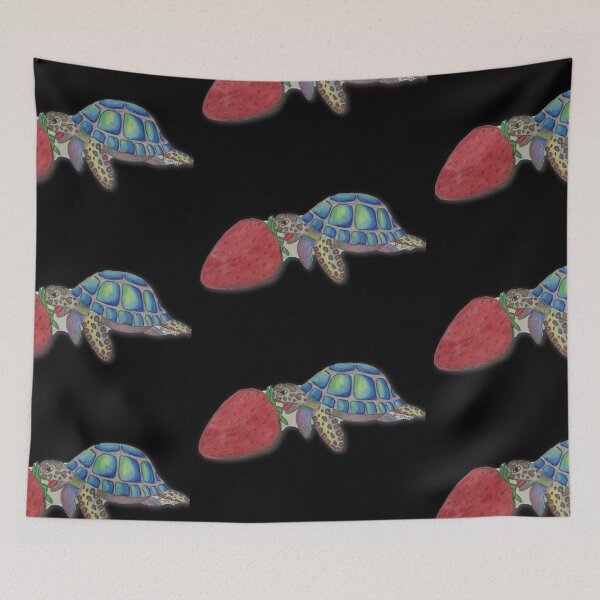 Item preview, Turtle and Strawberry designed and sold by Rhiannon Staines.