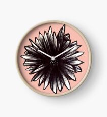 Ink Flower Clock