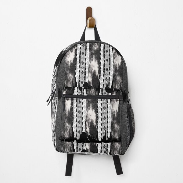 Item preview, Western Tribal Pattern With Faux Cowhide And Leather designed and sold by handsoftime2020.