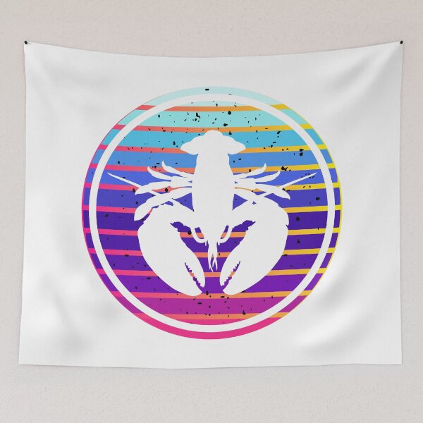 Item preview, Crustaceancore Nautical Lobster Beach Life Colorful Sunset designed and sold by jrno11.