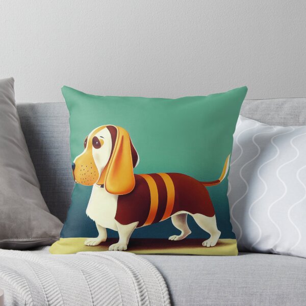 Item preview, Basset Hound Print designed and sold by ThePurpleMelon.
