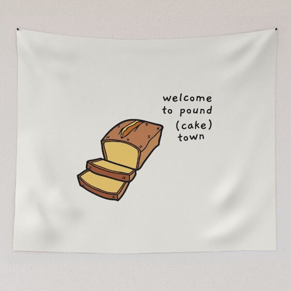 Item preview, welcome to pound (cake) town designed and sold by AprilCreations.