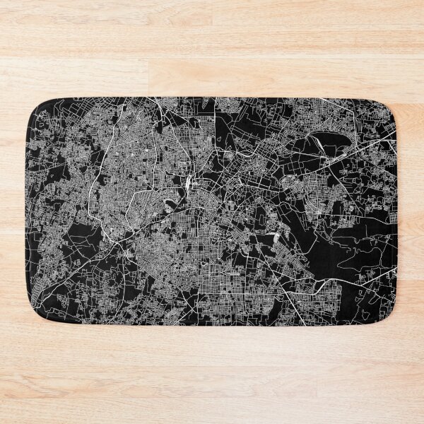 Item preview, Bengaluru Black Map designed and sold by multiplicitymap.