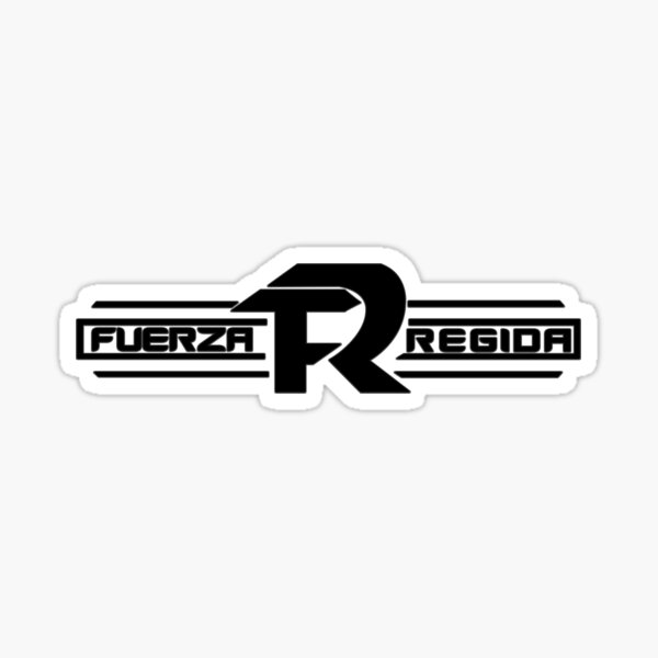 "Fuerza Regida Mexico Band Black version" Sticker for Sale by