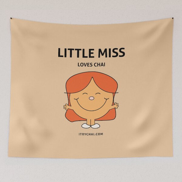 Item preview, Little Miss Loves Chai designed and sold by islandchicart.