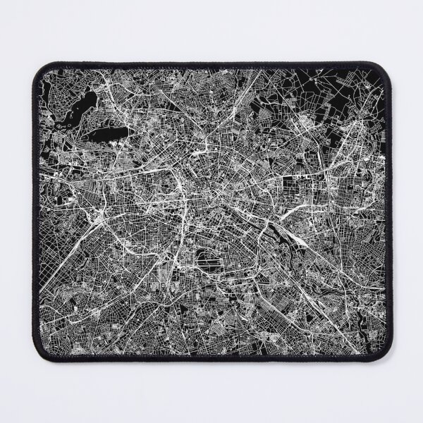 Item preview, Berlin Black Map designed and sold by multiplicitymap.