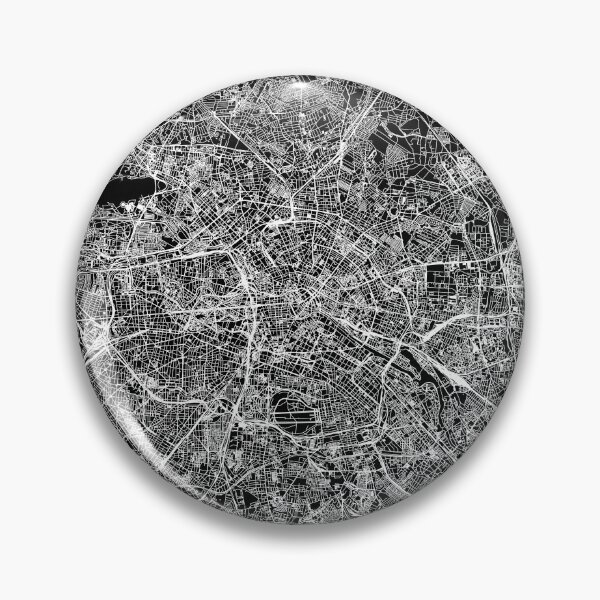 Item preview, Berlin Black Map designed and sold by multiplicitymap.