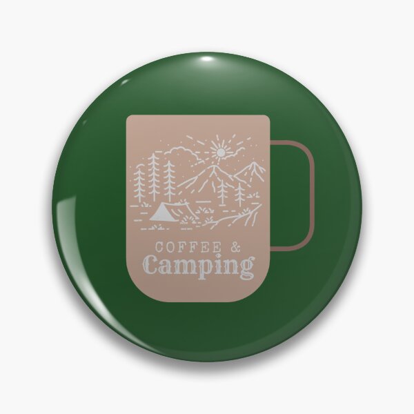 Artikelvorschau, Kaffee und Camping entworfen und verkauft von MotherOfBears.