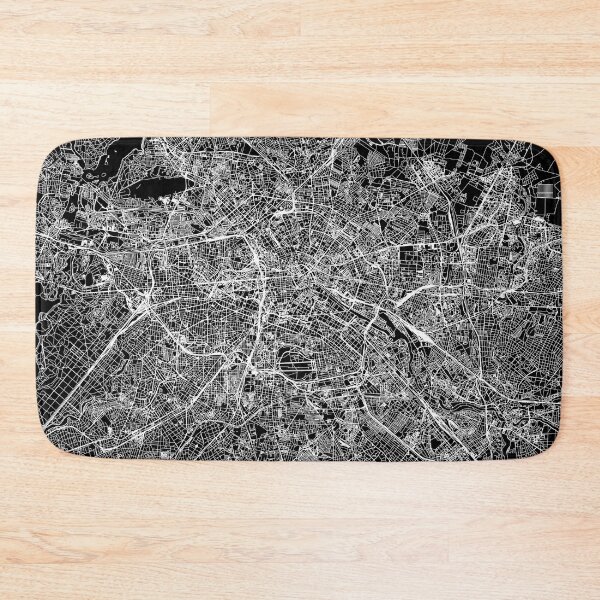 Item preview, Berlin Black Map designed and sold by multiplicitymap.