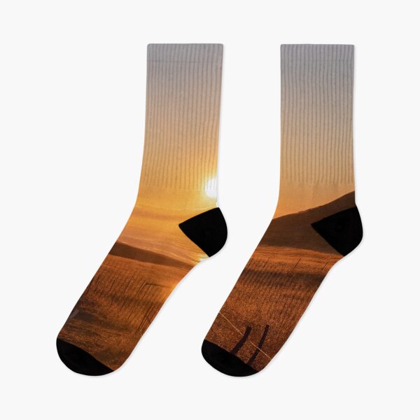 Item preview, Fields of Gold at Sunset with Ocean Reflections, California designed and sold by SafariByMarisa.
