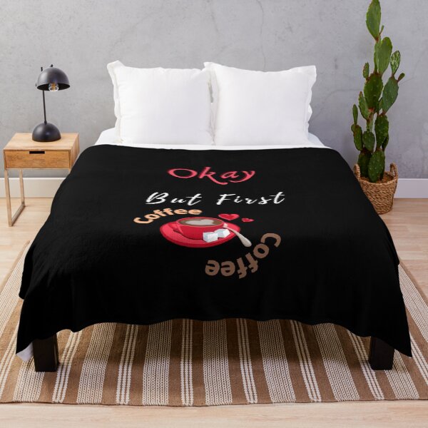 Item preview, Okay But First Coffee | International Coffee Day - Funny and Cute  Quotes designed and sold by Designspot2020.