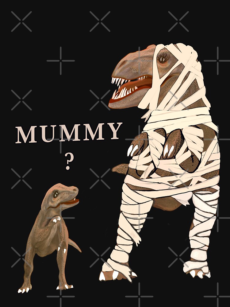 Discover Cute Baby Funny Mummy T-Rex Halloween Dinosaurs Classic T-Shirt