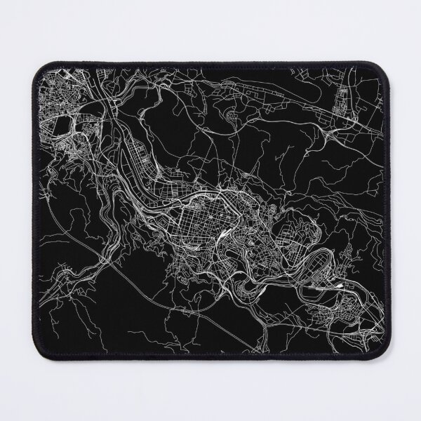 Item preview, Bilbao Black Map designed and sold by multiplicitymap.