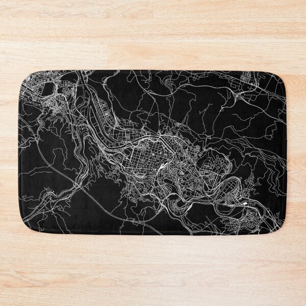 Item preview, Bilbao Black Map designed and sold by multiplicitymap.