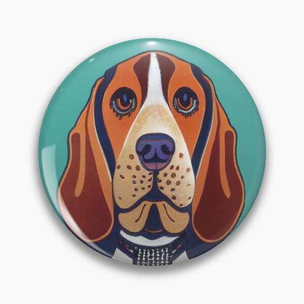 Artikelvorschau, Basset Hound-Druck entworfen und verkauft von ThePurpleMelon.