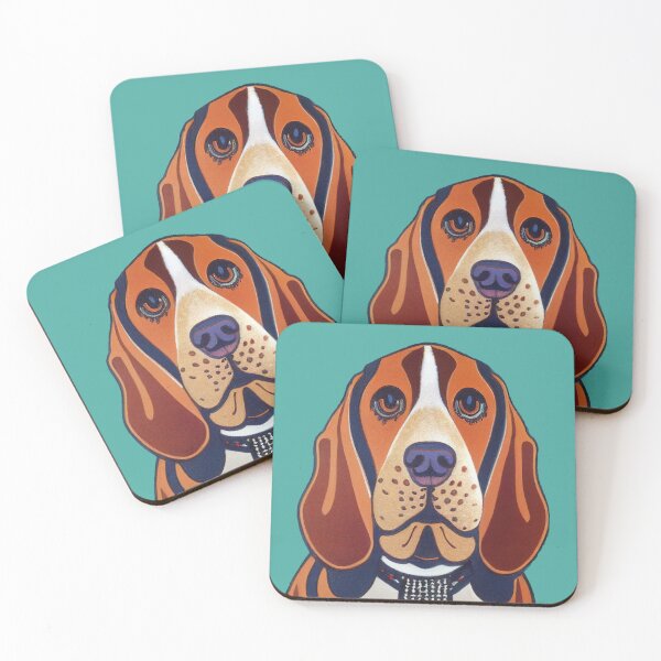 Item preview, Basset Hound Print designed and sold by ThePurpleMelon.