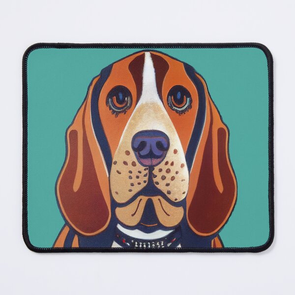 Item preview, Basset Hound Print designed and sold by ThePurpleMelon.