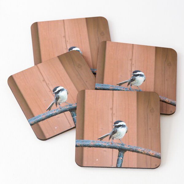 Item preview, Black-capped Chickadee Standing On A Wheel designed and sold by BackyardBirder.