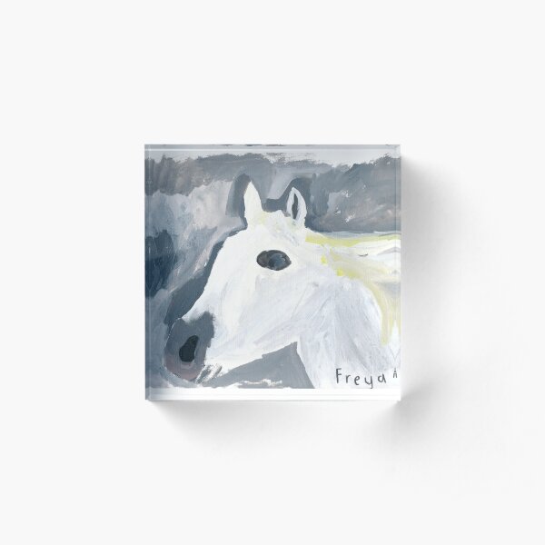 Horse by Freya Mathieson Acrylic Block
