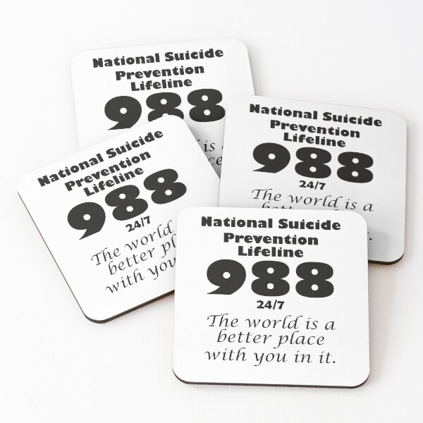 Item preview,  National Suicide Prevention Lifeline 988 designed and sold by JoyOfHopeStore.