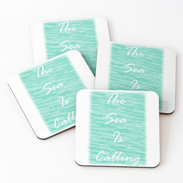 Item preview, The Sea Is Calling - Sea Green designed and sold by Moonshine Paradise.