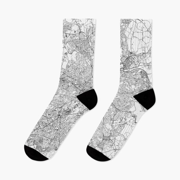 Item preview, Birmingham, England White Map designed and sold by multiplicitymap.