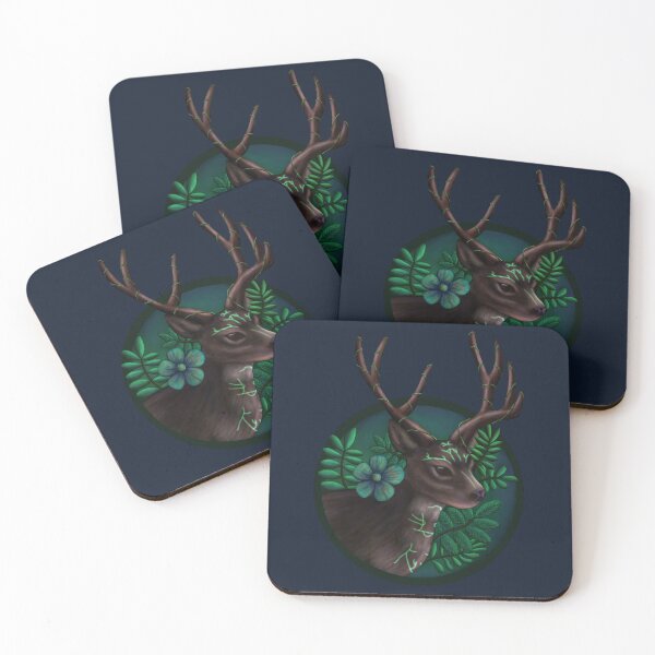 Item preview, Magical Deer and Plants designed and sold by Brandyn Saunders.