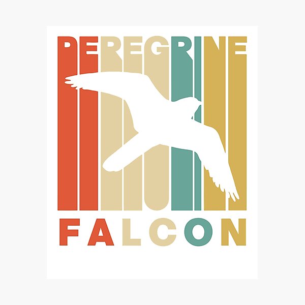 Item preview, Vintage Style Peregrine Falcon Silhouette Shirt designed and sold by joanx1114.