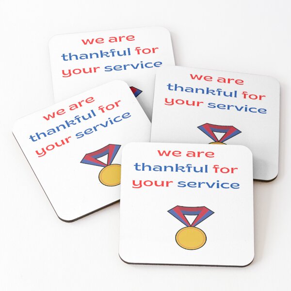 Item preview, We are thankful for your service designed and sold by MAX8-0.