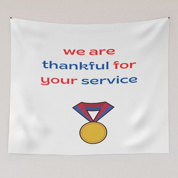 Item preview, We are thankful for your service designed and sold by MAX8-0.