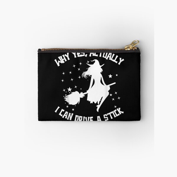 Item preview, Why Yes Actually I Can Drive A Stick Woman Halloween Witches designed and sold by Gromovalilialil.