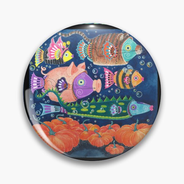Item preview,  Halloween in underwater world designed and sold by Nonna Mynatt.