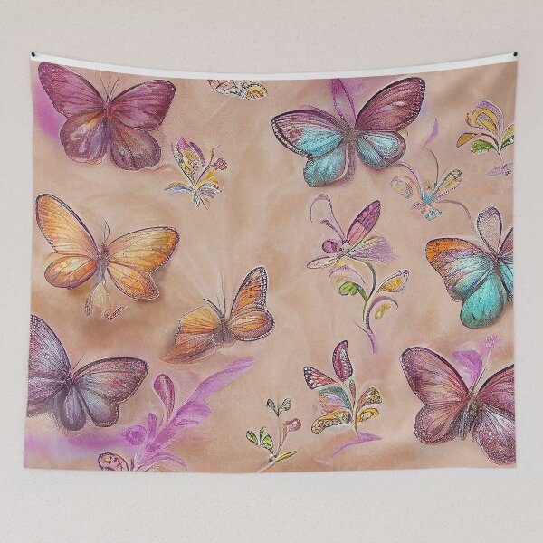 Item preview, Butterflies Art  - Created by Artificial Intelligence designed and sold by Created-by-AI.