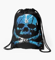BLUE SKULL - ALCHEMINK Drawstring Bag