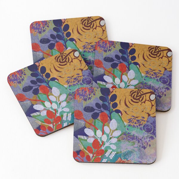 Item preview,  Whimsical colorful flowers 1 designed and sold by Alwayscreateart.