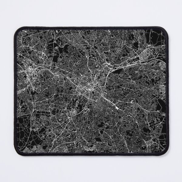 Item preview, Birmingham, England Black Map designed and sold by multiplicitymap.