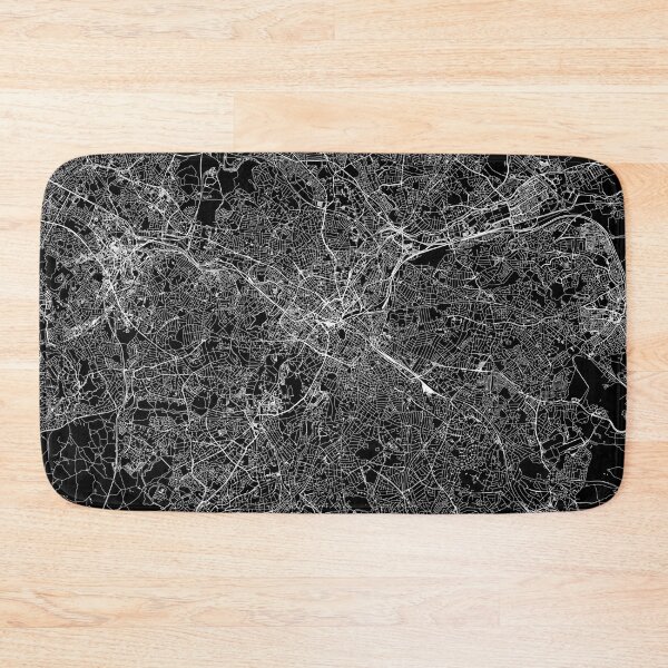 Item preview, Birmingham, England Black Map designed and sold by multiplicitymap.
