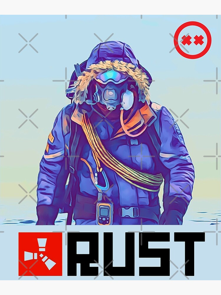 "Rust Game Merch Arctic Snow Suit" Poster for Sale by CTTDesigns